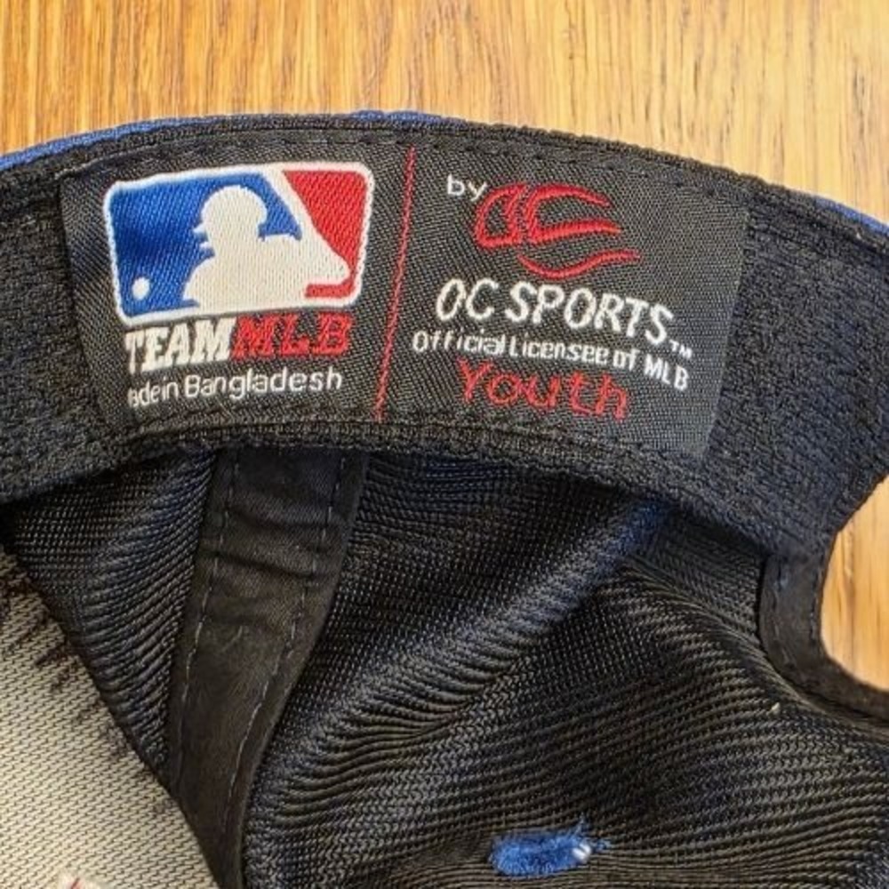 Chicago Cubs MLB OC Sports Youth Baseball Cap Blue Red Adjustable Hat - Picture 6 of 7